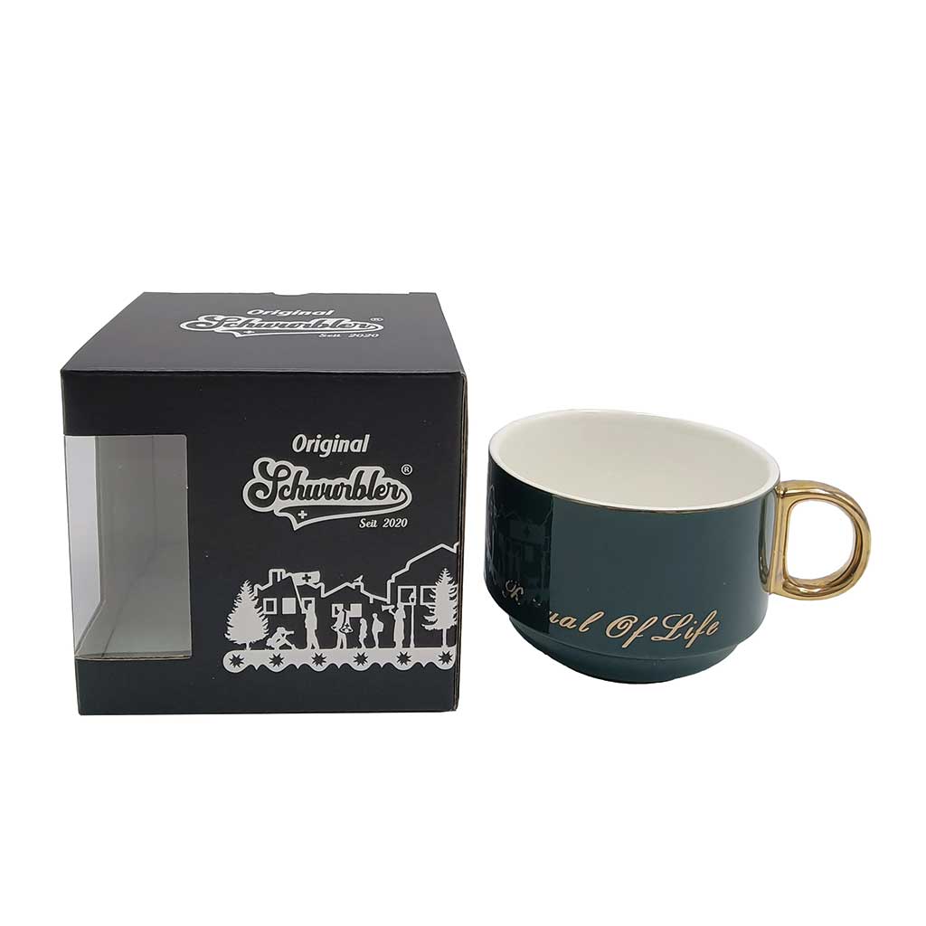 Custom corrugated boxes for mug – matte finish with clear window display