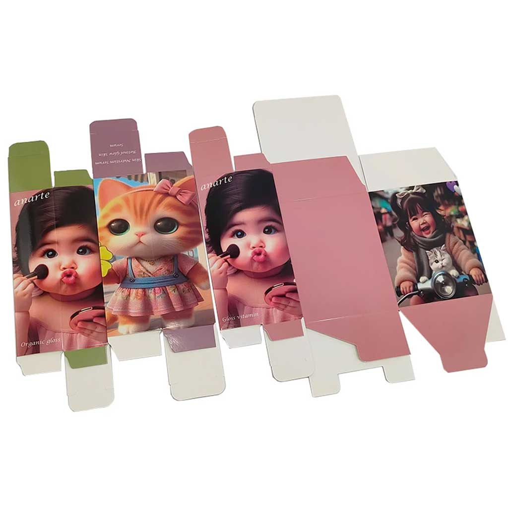 Custom folding cosmetic paper boxes for easy assembly – retail display packaging manufacturer