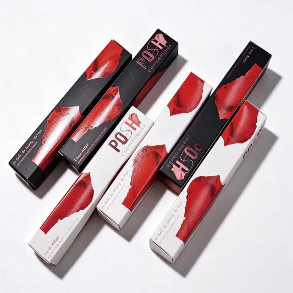 Matte finish cosmetic paper box ideal for skincare and makeup – custom packaging by Jinglin