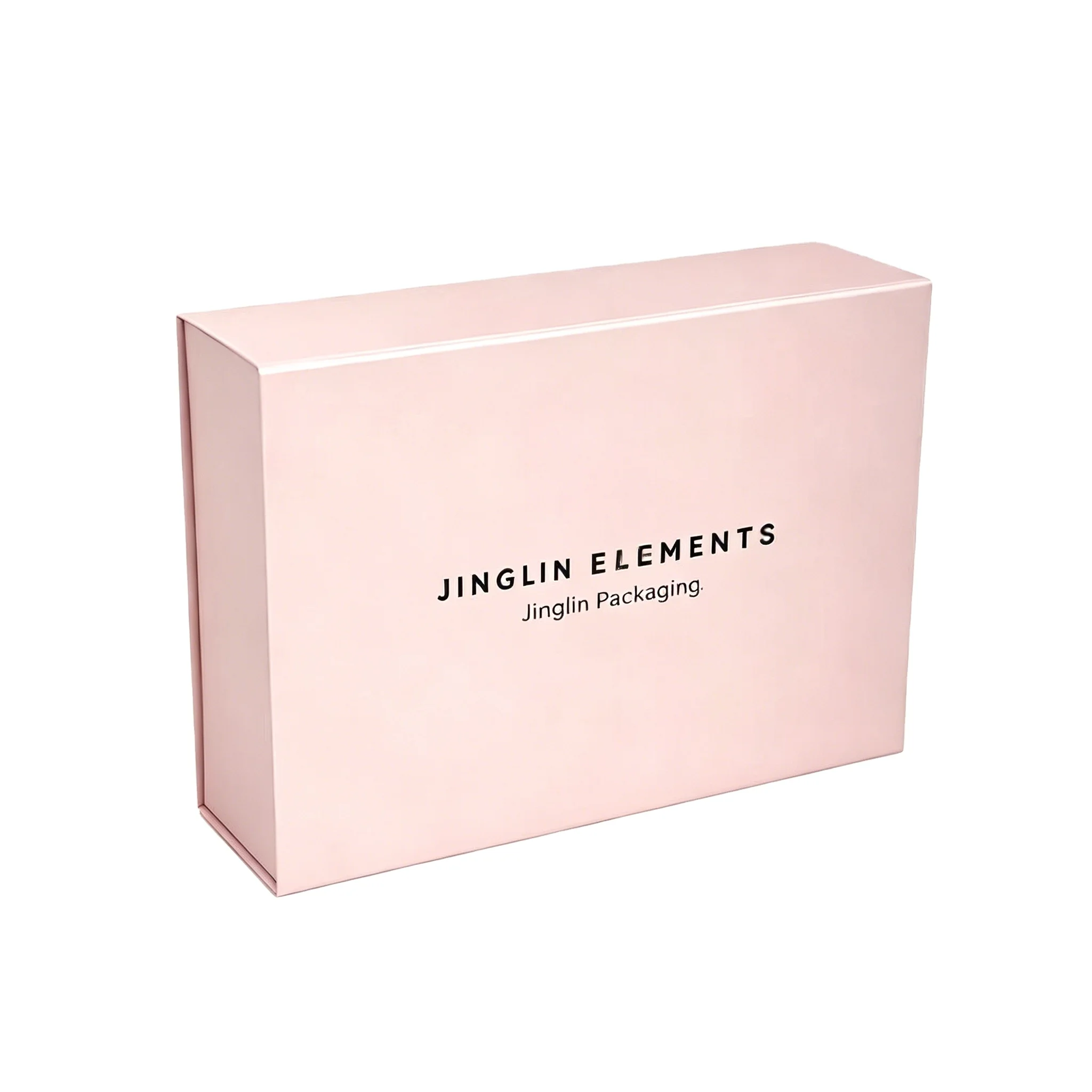 Non-magnetic folding box flat pack economical rigid box