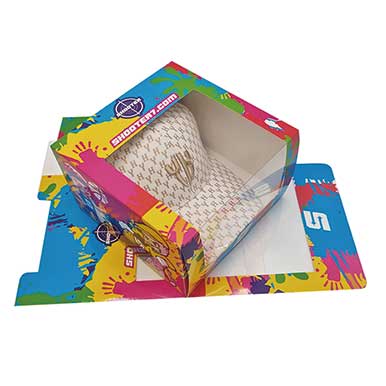 Paper card hat boxes for retail