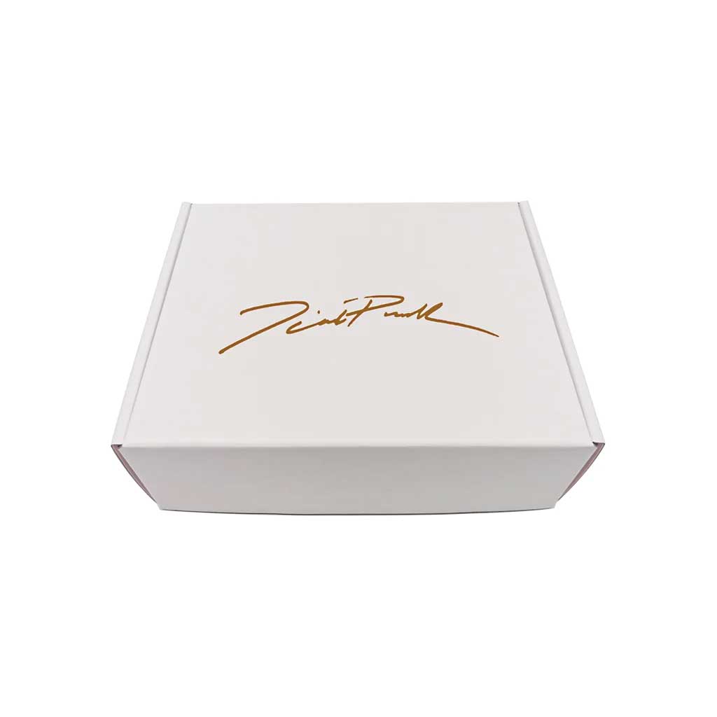 Custom logo corrugated box for shipping – flat placement design saves storage space