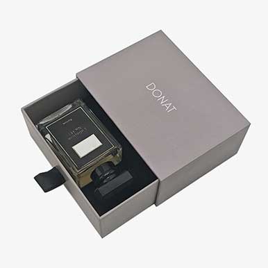 Eco-friendly custom drawer box for perfume and luxury items