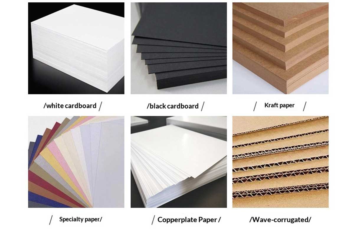 Different packaging materials thickness comparison
