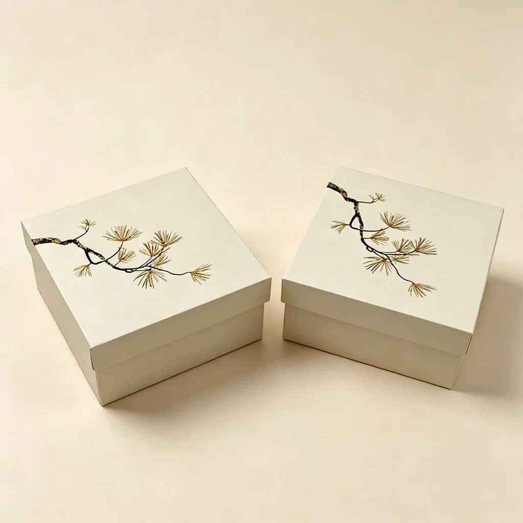Recyclable lid and base box – sustainable packaging