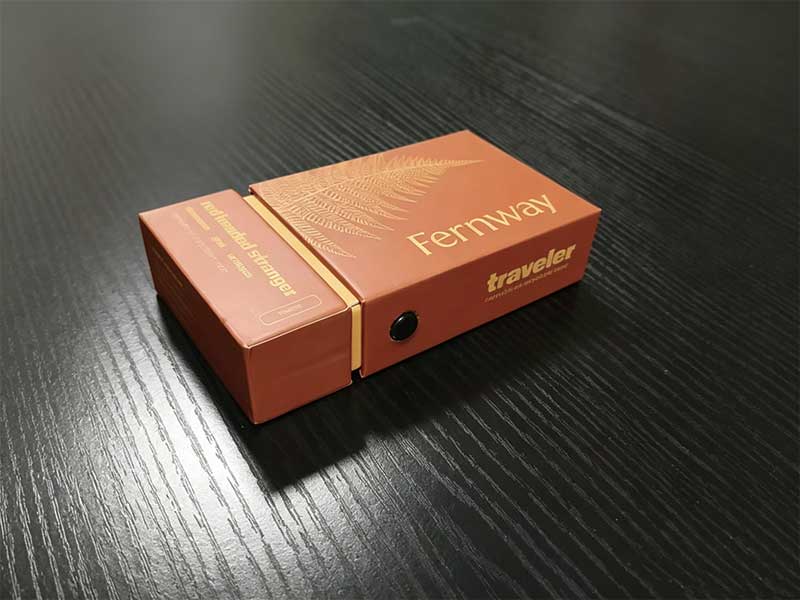 Custom slider boxes for cannabis packaging with foam insert