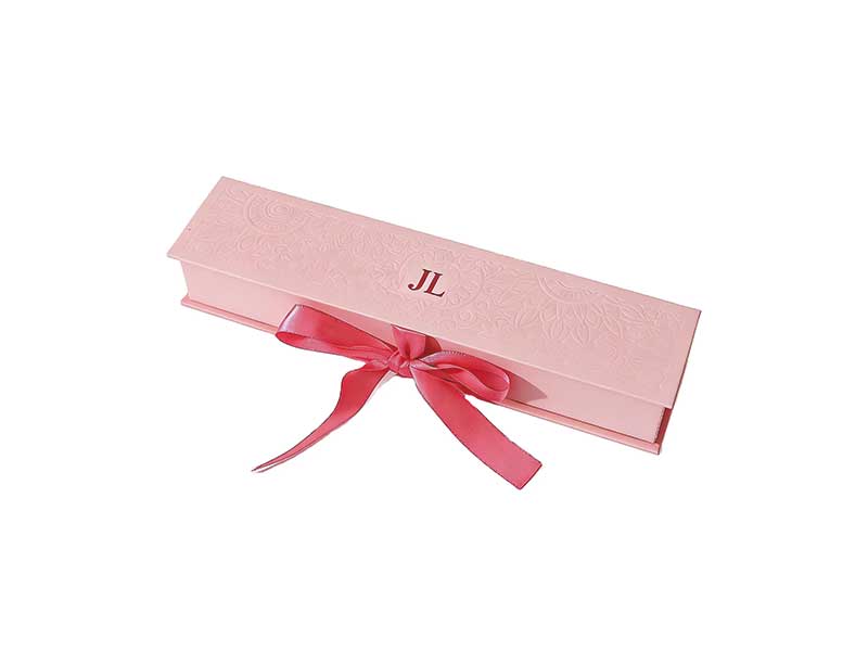 Custom book style boxes with ribbon bow – luxury book-style gift boxes