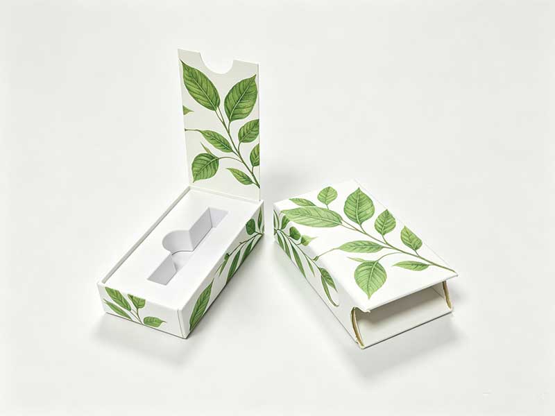 Custom CBD rigid boxes with paper card insert