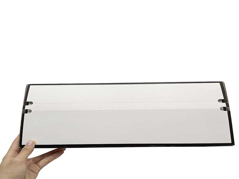 Custom color tear strip shipping boxes – full-color printing for retail