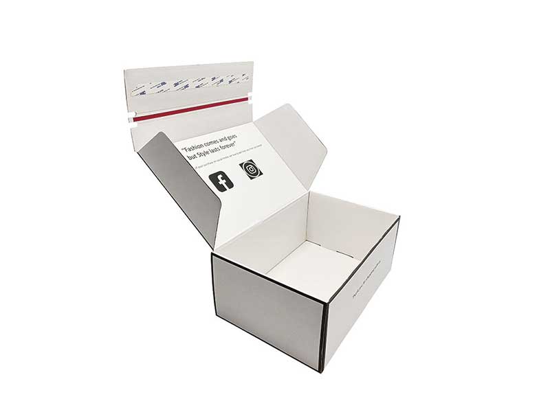 Corrugated tear strip box with pre-installed tear line – easy open corrugated packaging by Jinglin Packaging