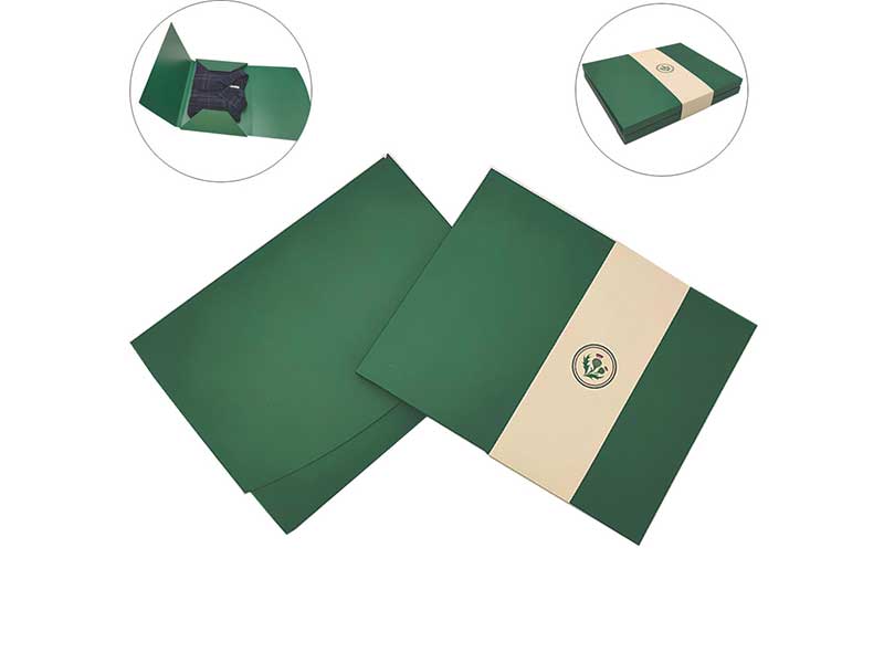Custom printed paper envelope with full-color printing and custom logo