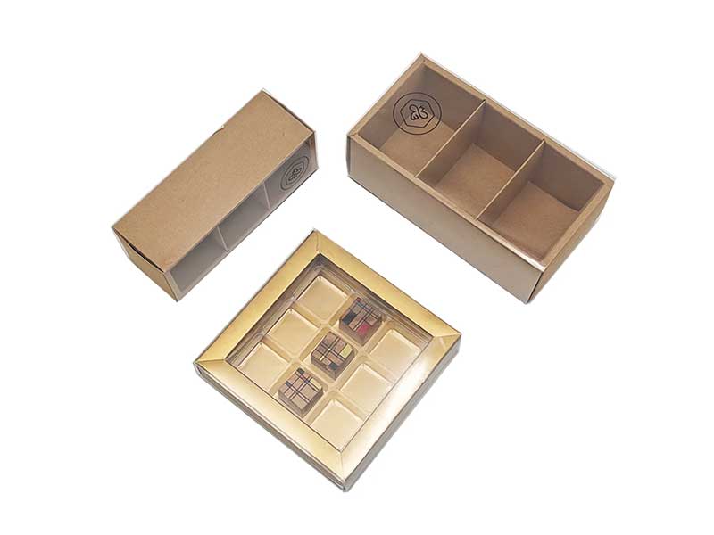 Custom folding boxes with plastic for food packaging