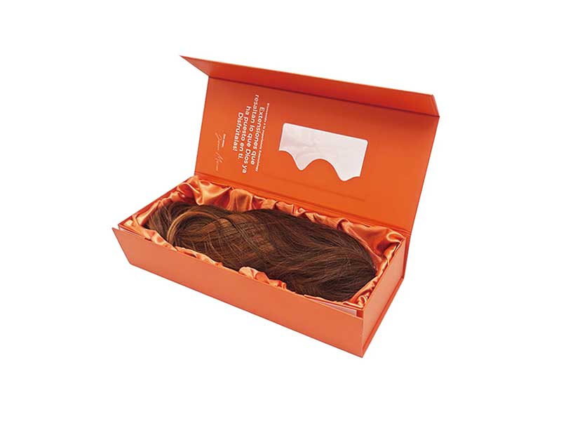 Luxury gift silk lined box – rigid magnetic box silk