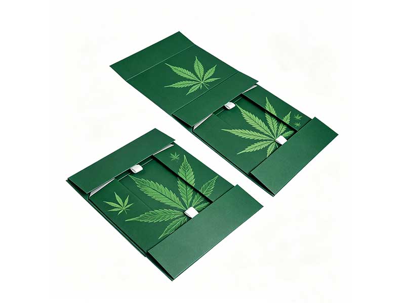 Custom magnetic rigid boxes for premium cannabis packaging