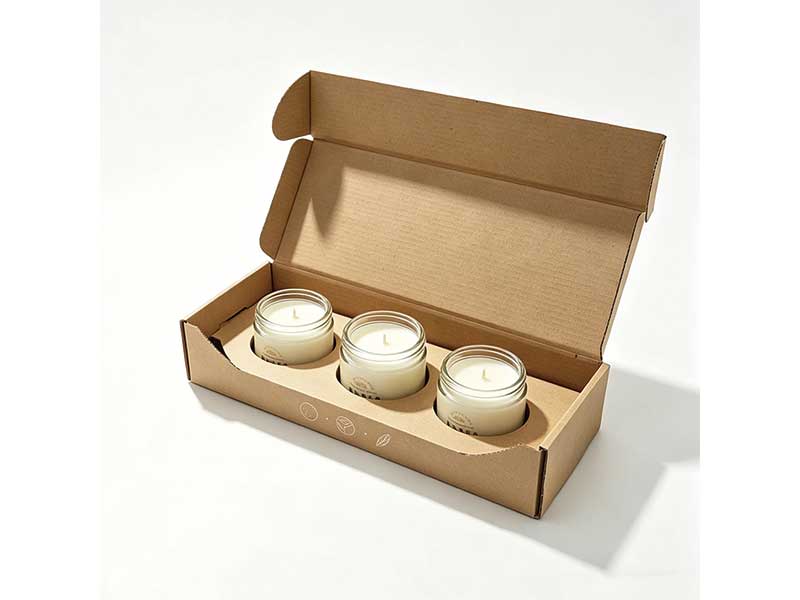 Custom mailer E-Commerce Boxes for candle shipping