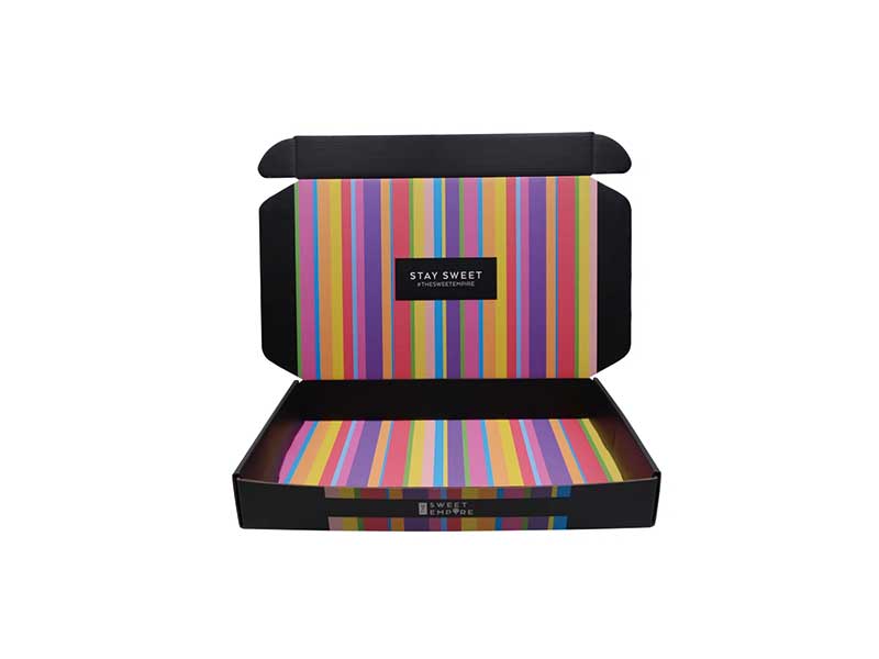 Custom mailer boxes for candy and sweets