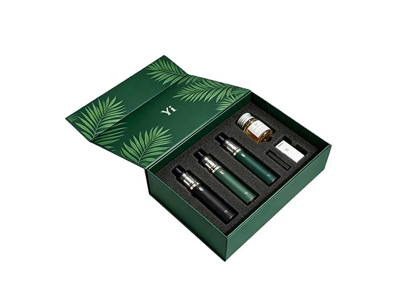 Custom magnetic folding boxes with sponge insert for CBD products