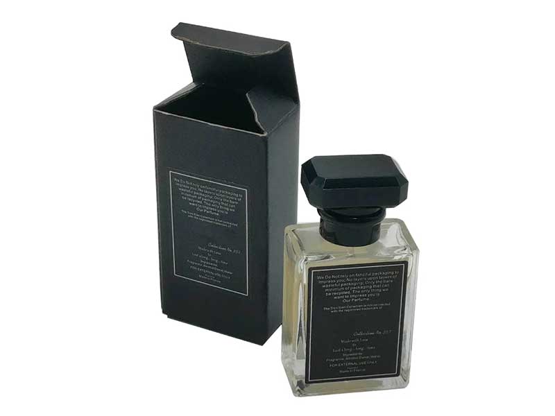 Custom paper box for perfume packaging with elegant design