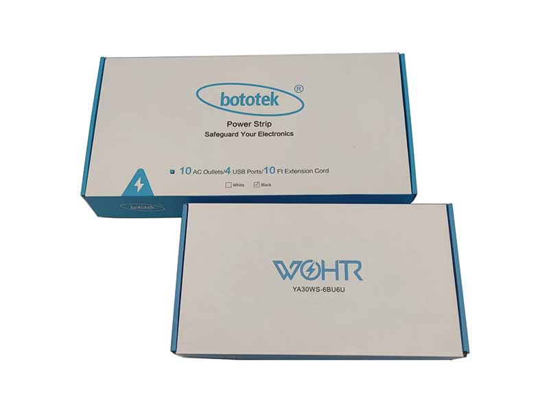 Custom printed shipping electronic packaging boxes with brand logo