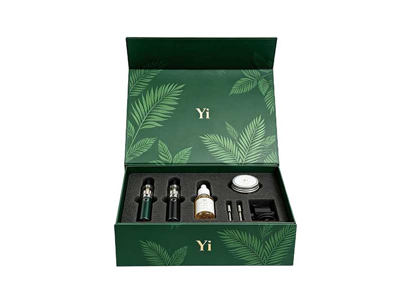 Custom magnetic CBD boxes with foam insert and premium finishing