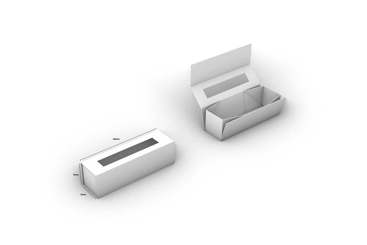Free design and 3D rendering for custom rigid paper boxes – part of Jinglin Packaging 3F service