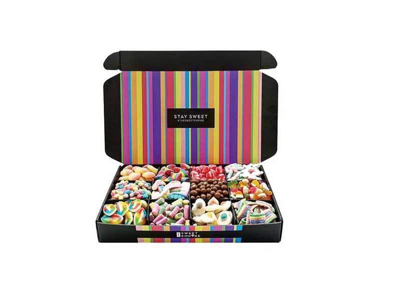 Custom corrugated shipping boxes for candy