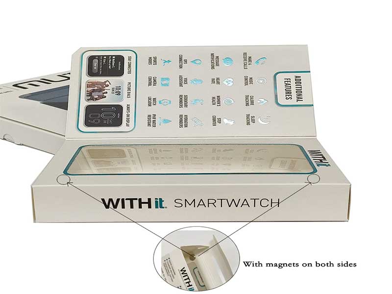 Customized charger packaging boxes with brand printing for electronics