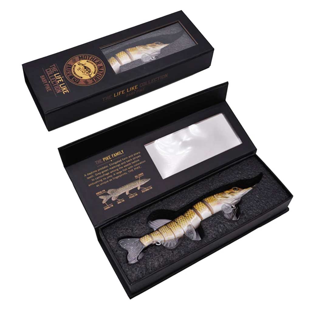 Custom printed magnetic rigid box with PVC window and precision sponge insert – ideal for product display