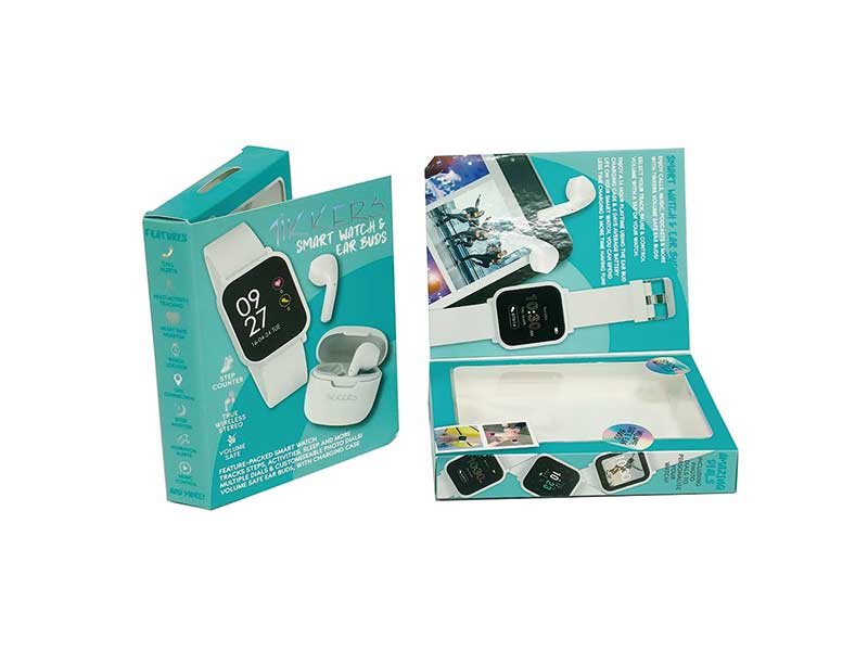 Magnetic paper card electronic packaging boxes for small devices