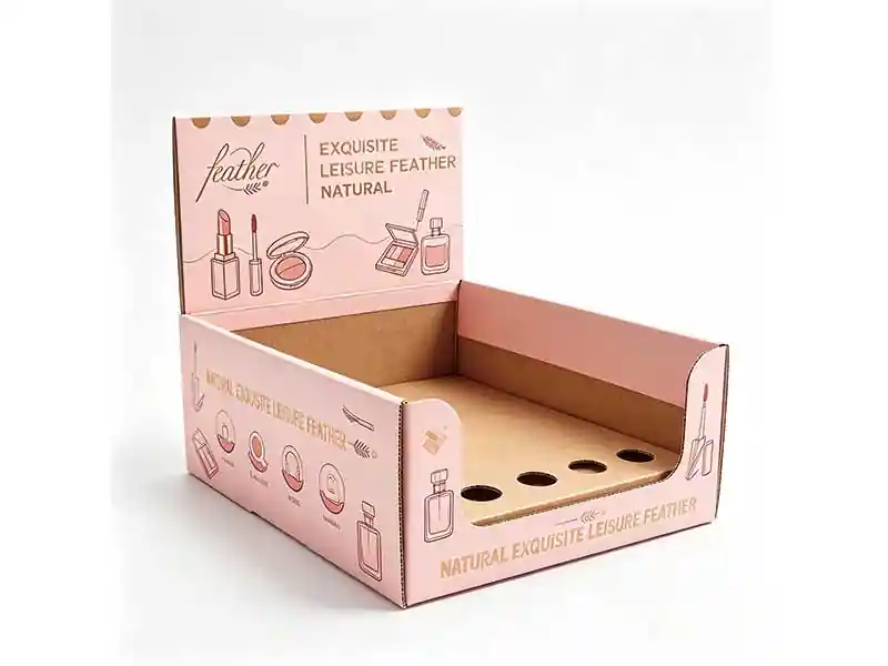 Custom display racks – corrugated retail display stands with full-color printing