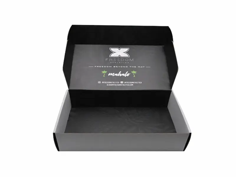 Black shipping boxes for small business