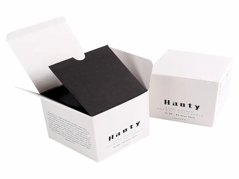 Glossy lamination paper folding box for perfume – high-end packaging