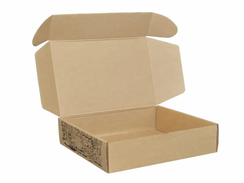 Sturdy brown corrugated mailer box ideal for e-commerce shipping