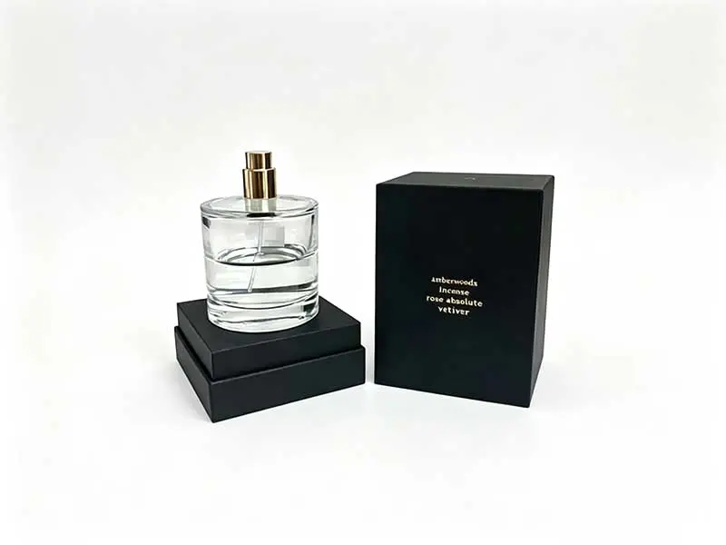 Custom lid and base boxes for perfume bottles – rigid two-piece construction