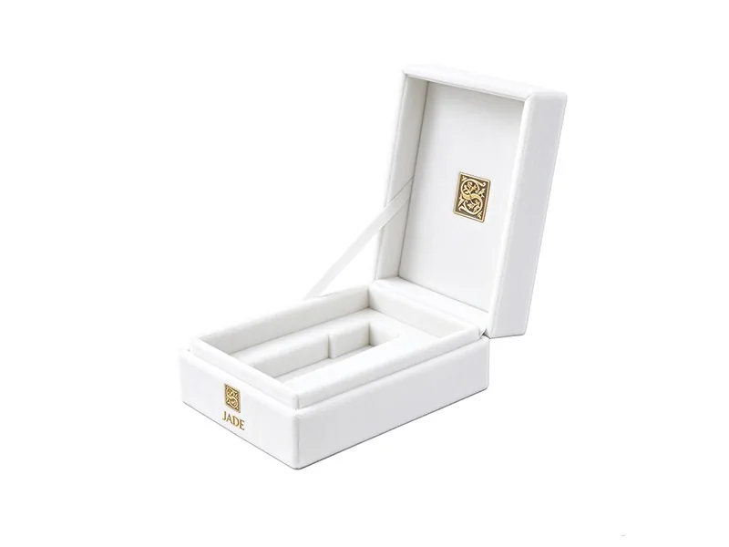 Premium perfume flip top box displaying 90 degree open hinged lid with satin ribbon stay